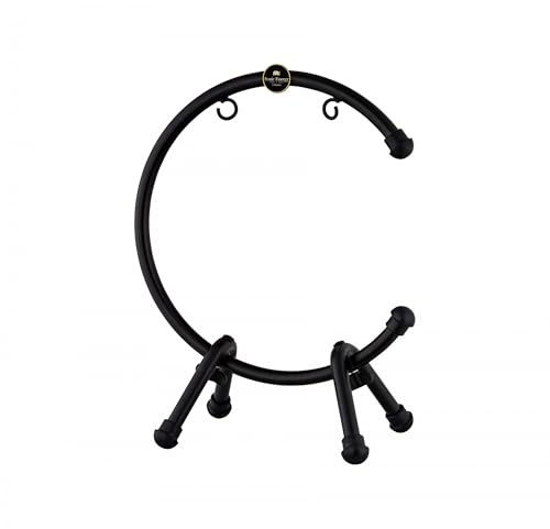 Sonic Energy Tisch Gong Ständer – Zubehör für Gongs und Tam Tams bis 56 cm – Pulverbeschichteter Stahl, schwarz (TMTGS-L) von Sonic Energy