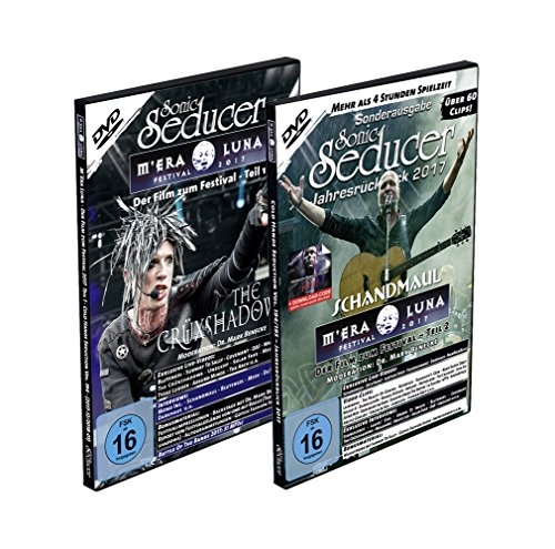 Bundle: Sonic Seducer 12-2017 + Jahresrückblick 2017 + M'Era Luna 2017 - Der Film Teil 1 + 2 (2 DVDs) + exkl. EP von Leaves Eyes, Bands: Depeche Mode, Blutengel, Tarja, HIM, Marilyn Manson u.v.a. [DVD-AUDIO] von Sonic Seducer