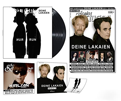 LIMITED EDITION Schwarzes Deluxe-Vinyl von Deine Lakaien -RUN- + exkl. Sticker + Sonic Seducer 04/21 [Vinyl LP] von Sonic Seducer
