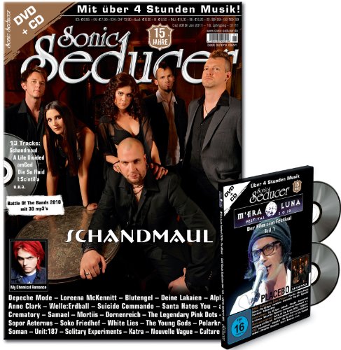 M'Era Luna DVD mit Sonic Seducer 12-10/01-11 + CD-Beilage; Bands: Placebo, Skinny Puppy, Nitzer Ebb, In Extremo, Combichrist u. v m. von Sonic Seducer