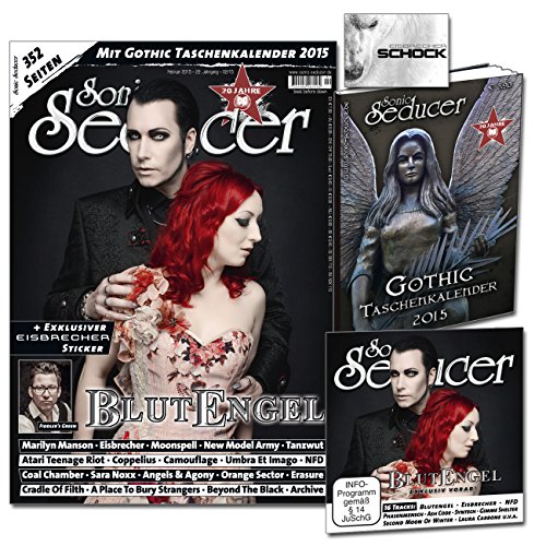 Sonic Seducer 02-2015 mit Blutengel Titelstory + exkl. Vorab-Song vom Album Omen, Gothic Taschenkalender 2015 (insg. 352 Seiten), exkl. Eisbrecher Sticker + CD, Bands: Marilyn Manson u.v.m. von Sonic Seducer