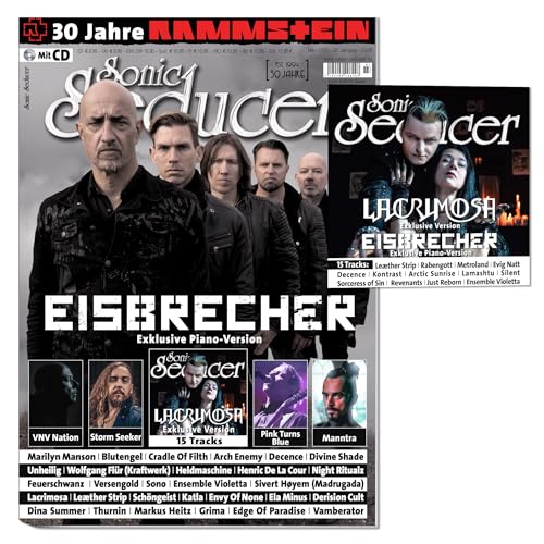 Sonic Seducer 03-2025 + CD: Eisbrecher (exkl. Song) + Rammstein + VNV Nation + Lacrimosa + Cradle Of Filth + Unheilig + Blutengel + Pink Turns Blue + Marilyn Manson + Versengold + Feuerschwanz von Sonic Seducer