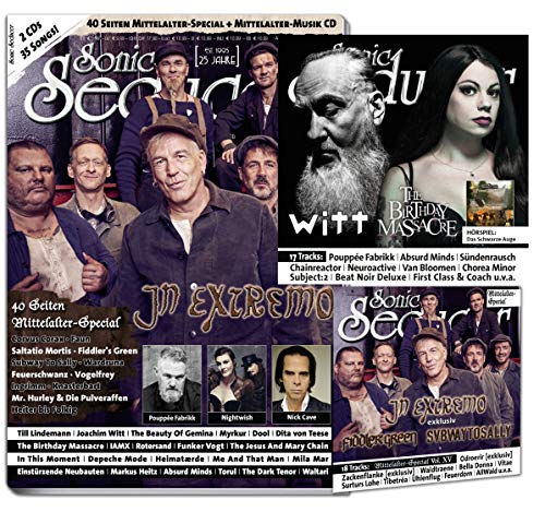 Sonic Seducer 04/2020: In Extremo-Titel + 40 Seiten Mittelalter-Special mit extra Album + 35 Songs auf zwei weiteren Alben, im Mag: Nightwish, Till Lindemann, Pouppée Fabrikk, Saltatio Morits, Nick Cave, Joachim Witt u.v.m. Sonic Seducer 04/2020: In Extremo-Titel + 40 Seiten Mittelalter-Special mit extra Album + 35 Songs auf zwei weiteren Alben, im Mag: Nightwish, Till Lindemann, Pouppée Fabrikk, Saltatio Morits, Nick Cave, Joachim Witt u.v.m. von Sonic Seducer