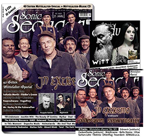 Sonic Seducer 04-2020:In Extremo-Titel+40 Seiten Mittelalter-Special mit extra CD+35 Songs auf 2CDs, im Mag:Nightwish, Till Lindemann, Pouppée Fabrikk, Saltatio Morits, Nick Cave, Joachim Witt u.v.m. Sonic Seducer 04-2020:In Extremo-Titel+40 Seiten Mittelalter-Special mit extra CD+35 Songs auf 2CDs, im Mag:Nightwish, Till Lindemann, Pouppée Fabrikk, Saltatio Morits, Nick Cave, Joachim Witt u.v.m. von Sonic Seducer