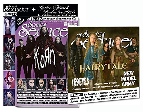 Sonic Seducer 09-2019 + Korn Titelstory + 17-Track mit New Model Army und exklusiver Song-Version von The 69 Eyes + Gothic-Fetisch Kalender 2020 Sonic Seducer 09-2019 + Korn Titelstory + 17-Track mit New Model Army und exklusiver Song-Version von The 69 Eyes + Gothic-Fetisch Kalender 2020 von Sonic Seducer