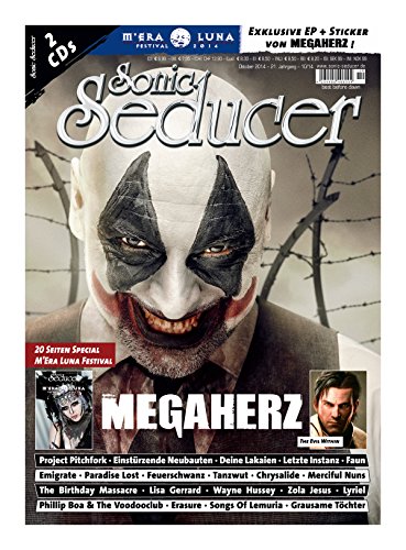 Sonic Seducer 10-14 mit Megaherz-Titelstory + 2 CDs mit über 85 Min. Gesamtspielzeit, darunter eine exkl. EP zum Megaherz-Album Zombieland + M'Era Luna Special + exkl. Sticker, Bands: Letzte Instanz u.v.m. von Sonic Seducer