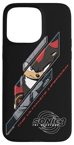 Sonic the Hedgehog 3 - Shadow "The Ultimate Lifeform" Hülle für iPhone 15 Pro Max von Sonic the Hedgehog
