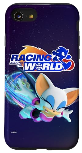Sonic the Hedgehog - Racing Around the World Rouge Hülle für iPhone SE (2020) / 7 / 8 von Sonic the Hedgehog