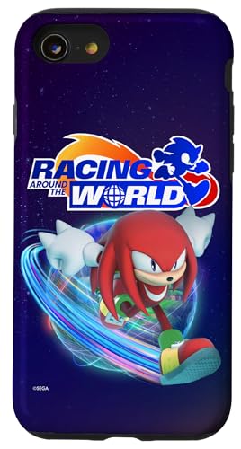Sonic the Hedgehog - Racing Around the World Knuckles Hülle für iPhone SE (2020) / 7 / 8 von Sonic the Hedgehog