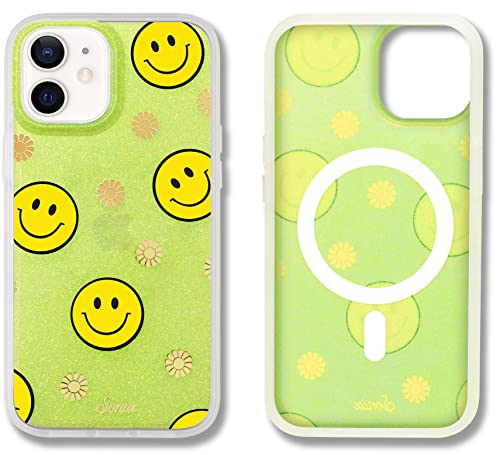 Sonix Hülle für iPhone 12 / iPhone 12 Pro | Kompatibel mit MagSafe | 3 m Falltest | Smiley Gelb von Sonix