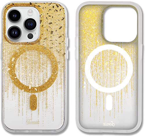 Sonix Hülle für iPhone 14 Pro Max | kompatibel mit MagSafe | 3 m Fallgetestet | Tropfender Goldglitzer Sonix Hülle für iPhone 14 Pro Max | kompatibel mit MagSafe | 3 m Fallgetestet | Tropfender Goldglitzer von Sonix
