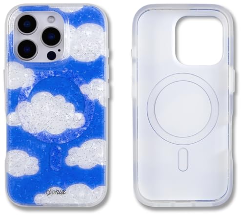 Sonix Schutzhülle für iPhone 16 Pro, kompatibel mit MagSafe, 3 m Falltest, Glitzer-Wolken, Tagtraum Sonix Schutzhülle für iPhone 16 Pro, kompatibel mit MagSafe, 3 m Falltest, Glitzer-Wolken, Tagtraum von Sonix