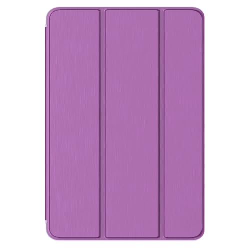 Smart Trifold Ständer mit weicher TPU-Rückseite, nicht kompatibel mit Nokia – Dunkelviolett von Sonlaryin