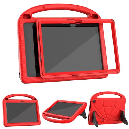 Sonlaryin Kinder-Schutzhülle für 10 Tablet, nicht passend für Xiaomi Pad 10 Zoll, kinderfreundlich, leicht, 25,4 cm (10 Zoll), stoßfest, mit Griff, Ständer, Displayschutzfolie, 25,4 cm (10,1 Zoll), von Sonlaryin