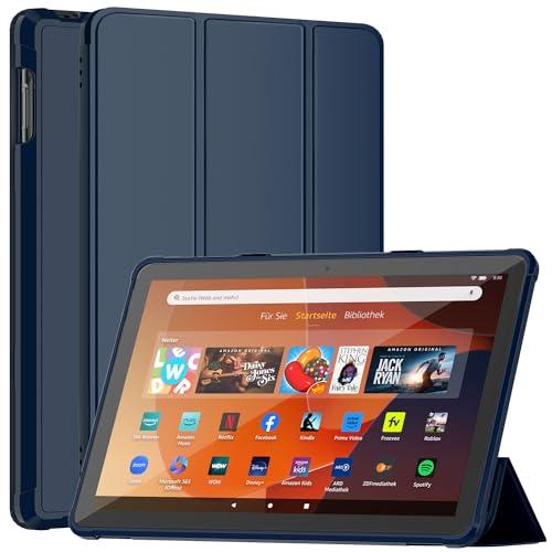 TPU Rückseite Hülle mit Wake/Sleep-Funktion, Auch für TCL geeignet - Navy Blau von Sonlaryin