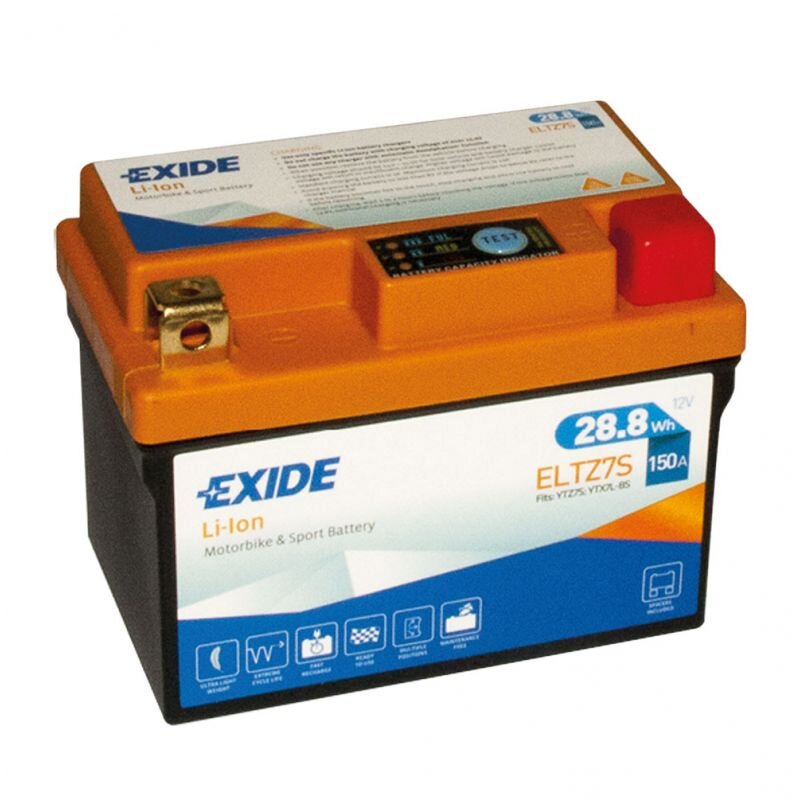Exide ELTZ7S 12V 2,4Ah Lithium Motorradbatterie 150A Exide ELTZ7S 12V 2,4Ah Lithium Motorradbatterie 150A von Sonnenschein / Exide