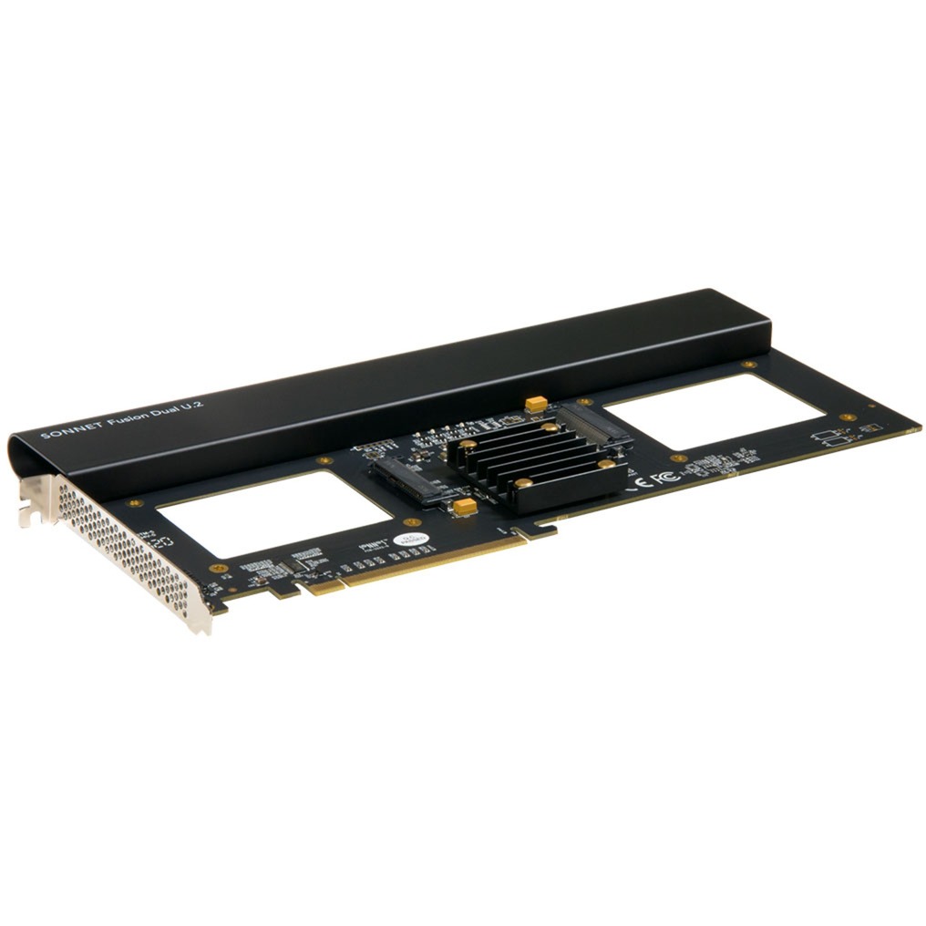 Fusion Dual U.2 SSD PCIe Karte, Schnittstellenerweiterung von Sonnet