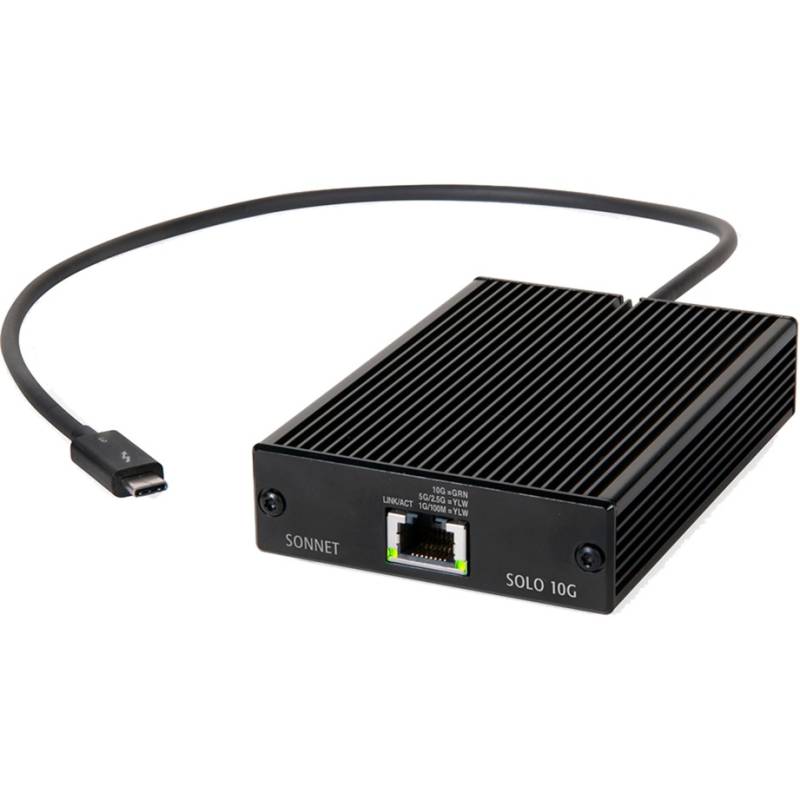 Solo 10G TB3 zu 10GB Base-T, LAN-Adapter von Sonnet