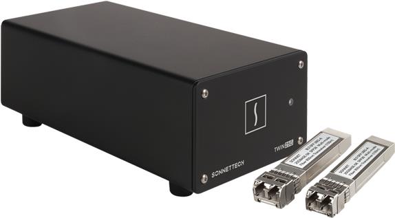 Sonnet Twin25G - Eingebaut - Kabelgebunden - Thunderbolt 3 - Faser - 25000 Mbit/s - Schwarz (TWIN25G-TB) von Sonnet
