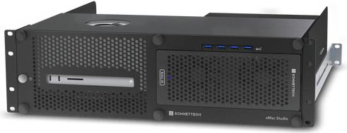 Sonnet xMac Studio/Echo III - Rack (3U) - Kleines & Mittleres Unternehmen - Schwarz - 2 Lüfter - SSD - 40 Gbit/s (XMAC-STD-III) von Sonnet