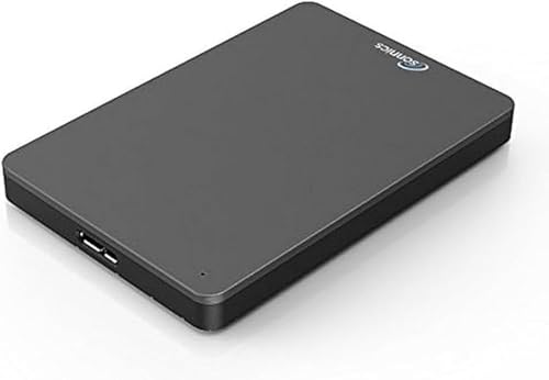 Sonnics 1TB Dunkelgrau Externe tragbare Festplatte USB 3.0 super schnelle Übertragungsgeschwindigkeit für den Einsatz mit Windows PC, Apple Mac, XBOX ONE und PS4 Fat32 von Sonnics