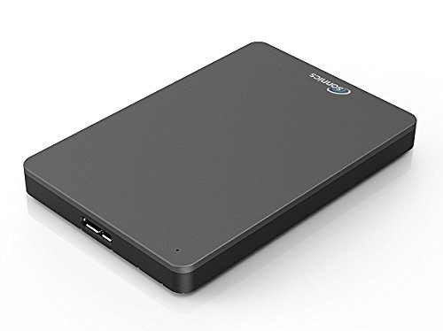 Sonnics 500GB Dunkelgrau Externe tragbare Festplatte USB 3.0 super schnelle Übertragungsgeschwindigkeit für den Einsatz mit Windows PC, Apple Mac, XBOX ONE und PS4 Fat32 von Sonnics