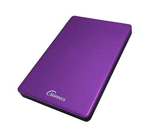 Sonnics 500GB Type C USB 3.1 Externe Tragbar Festplatten für Fenster PC, Mac, Klug TV, Xbox ONE/Series X & PS4 /PS5, Violett Sonnics 500GB Type C USB 3.1 Externe Tragbar Festplatten für Fenster PC, Mac, Klug TV, Xbox ONE/Series X & PS4 /PS5, Violett von Sonnics
