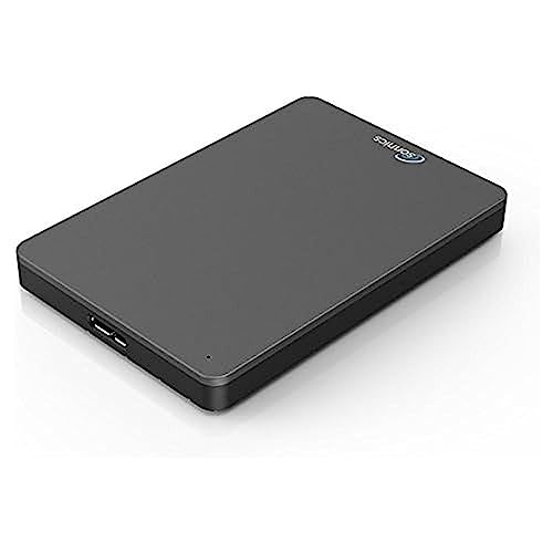 Sonnics 750GB Grau Externe tragbare Festplatte Typ C USB 3.1 kompatibel mit Windows-PC, Mac, Smart TV, Xbox One/Series X und PS4/PS5 von Sonnics