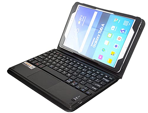 MQ für Galaxy Tab A 10.1 (2016) - Bluetooth Tastatur Tasche mit Multifunktions-Touchpad für Samsung Galaxy Tab A 10.1 WiFi SM-T580, LTE SM-T585 | Tab A 10.1 Tastatur Hülle | Layout Deutsch QWERTZ von SonnyGoldTech