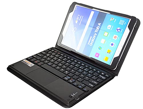 MQ für Galaxy Tab A 10.1 (2016) - Bluetooth Tastatur Tasche mit Touchpad für Samsung Galaxy Tab A 10.1 WiFi SM-T580, LTE SM-T585 | Tastatur Hülle für Tab A 10.1 | Touchpad Tastatur Deutsch QWERTZ von SonnyGoldTech
