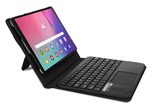MQ für Galaxy Tab A 10.1 2019 - Bluetooth Tastatur Tasche mit Touchpad für Samsung Galaxy Tab A 10.1 2019 | Hülle mit Tastatur für Tab A 10.1 2019 LTE T515 WiFi T510 | Touchpad Tastatur Deutsch QWERTZ von SonnyGoldTech