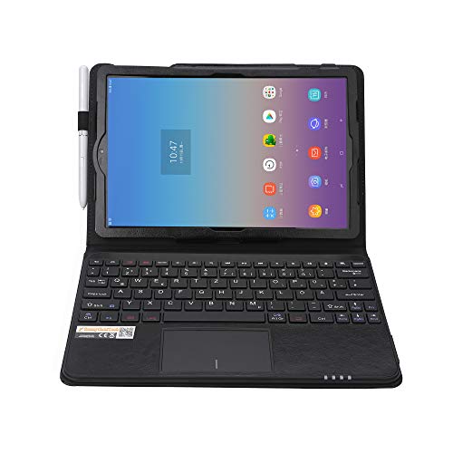 MQ für Galaxy Tab S4 10.5 - Bluetooth Tastatur Tasche mit Touchpad für Samsung Galaxy Tab S4 10.5 | Tastatur Hülle für Galaxy Tab S4 LTE SM-T835 WiFi SM-T830 | Touchpad Tastatur Layout deutsch QWERTZ von SonnyGoldTech