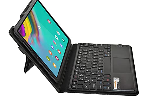 MQ für Galaxy Tab S5e 10.5 - Bluetooth Tastatur Tasche mit Touchpad für Samsung Galaxy Tab S5e 10.5 | Hülle mit Tastatur für Galaxy Tab S5e LTE SM-T725 WiFi T720 | Touchpad Tastatur Deutsch QWERTZ von SonnyGoldTech