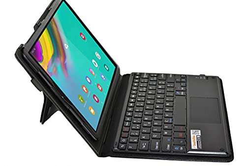 MQ21 für Galaxy Tab S5e 10.5 - FRANZÖSISCHES LAYOUT - Bluetooth Tastatur Tasche mit Touchpad für Samsung Galaxy Tab S5e | Hülle mit Tastatur und Touchpad für Tab S5e SM-T725 SM-T720 | Layout AZERTY von SonnyGoldTech