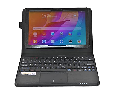 SonnyGoldTech MQ für Huawei MatePad T10s - Bluetooth Tastatur Tasche mit Multifunktions-Touchpad für Huawei MatePad T 10s | Tastatur Hülle Tastatur für MatePad T10s | Tastatur Deutsch QWERTZ von SonnyGoldTech