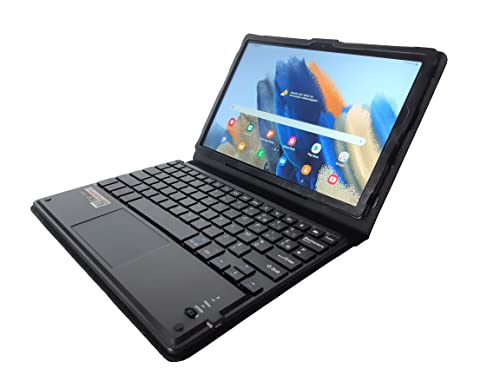 SonnyGoldTech MQ21 für Galaxy Tab A8 10.5 - FRANZÖSISCHES Layout - Bluetooth Tastatur Tasche mit Multifunktions-Touchpad für Samsung Galaxy Tab A8 10.5' SM-X205 SM-X200 von SonnyGoldTech