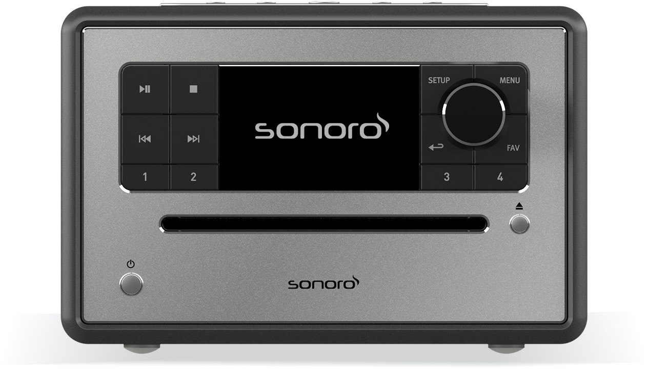 Elite CD/Radio-System graphit matt/silber von Sonoro