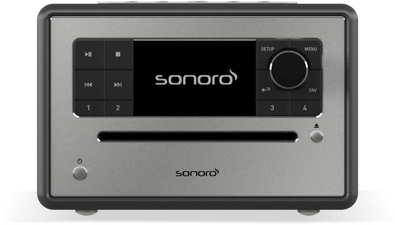 Elite CD/Radio-System graphit matt/silber von Sonoro