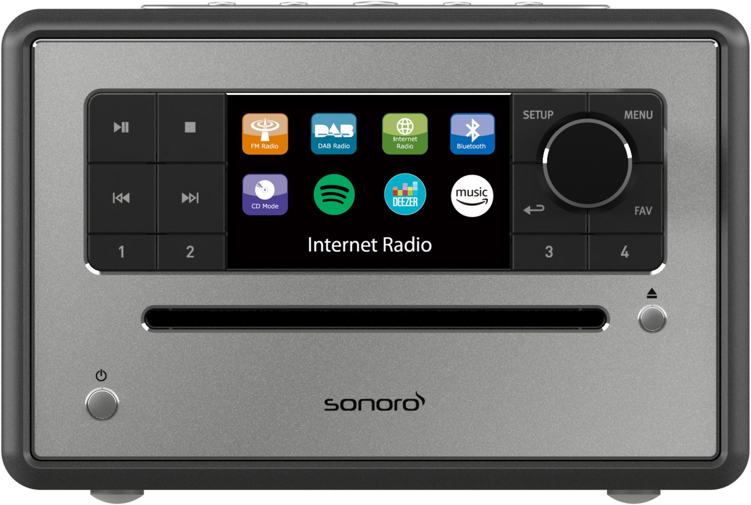 Elite CD/Radio-System matt graphit Elite CD/Radio-System matt graphit von Sonoro