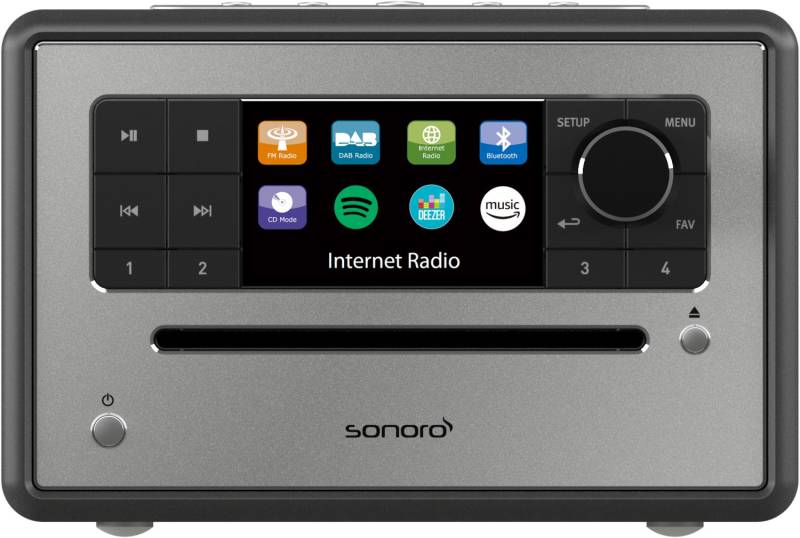 Elite CD/Radio-System matt graphit von Sonoro