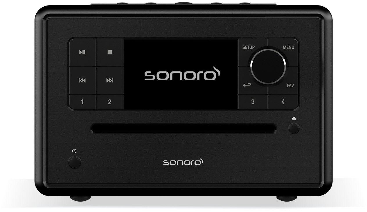 Elite CD/Radio-System schwarz matt/schwarz Elite CD/Radio-System schwarz matt/schwarz von Sonoro