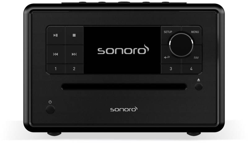Elite CD/Radio-System schwarz matt/schwarz von Sonoro