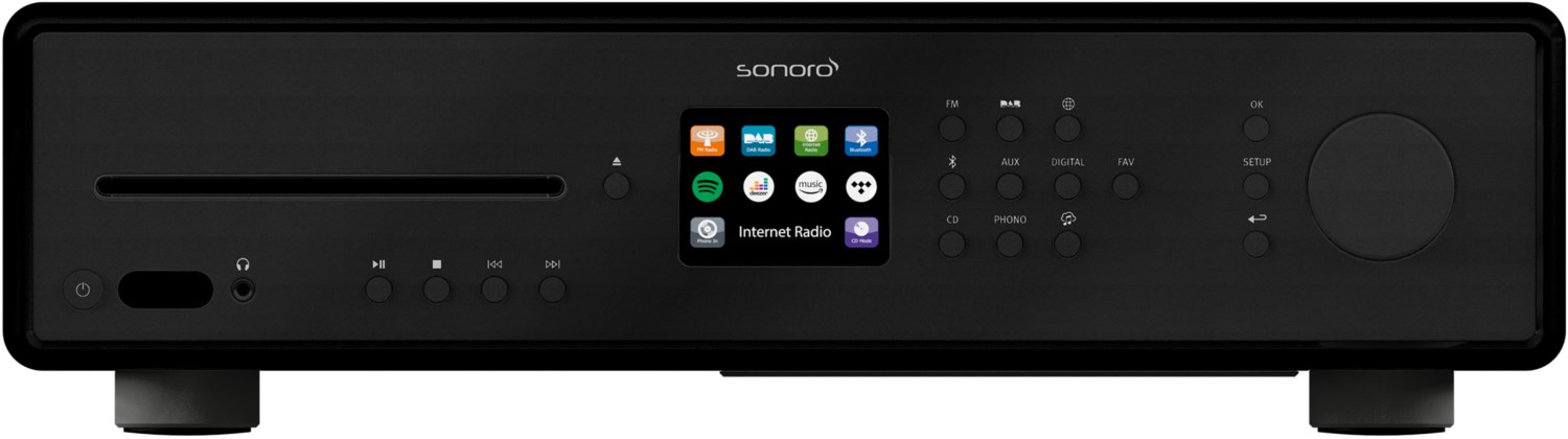 MAESTRO CD-Receiver mit Internetradio schwarz/schwarz MAESTRO CD-Receiver mit Internetradio schwarz/schwarz von Sonoro