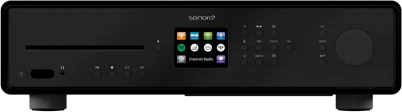 MAESTRO CD-Receiver mit Internetradio schwarz/schwarz von Sonoro