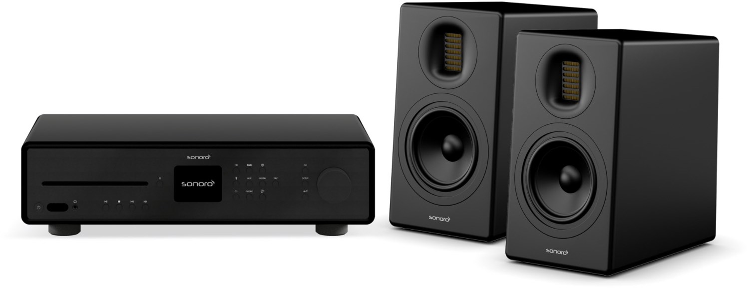 Maestro X Bundle CD-Receiver inkl. Orchestra Slim matt schwarz Maestro X Bundle CD-Receiver inkl. Orchestra Slim matt schwarz von Sonoro