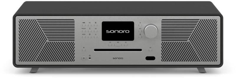 Meisterstück (Gen.2) Design Audio-System Netzwerkfähig grau matt/silber von Sonoro