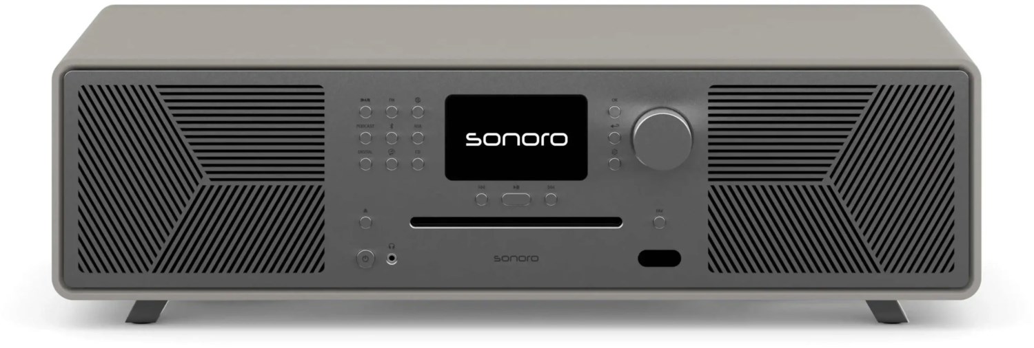 Meisterstück (Gen.2) Design Audio-System Netzwerkfähig sandstone/satin grau von Sonoro