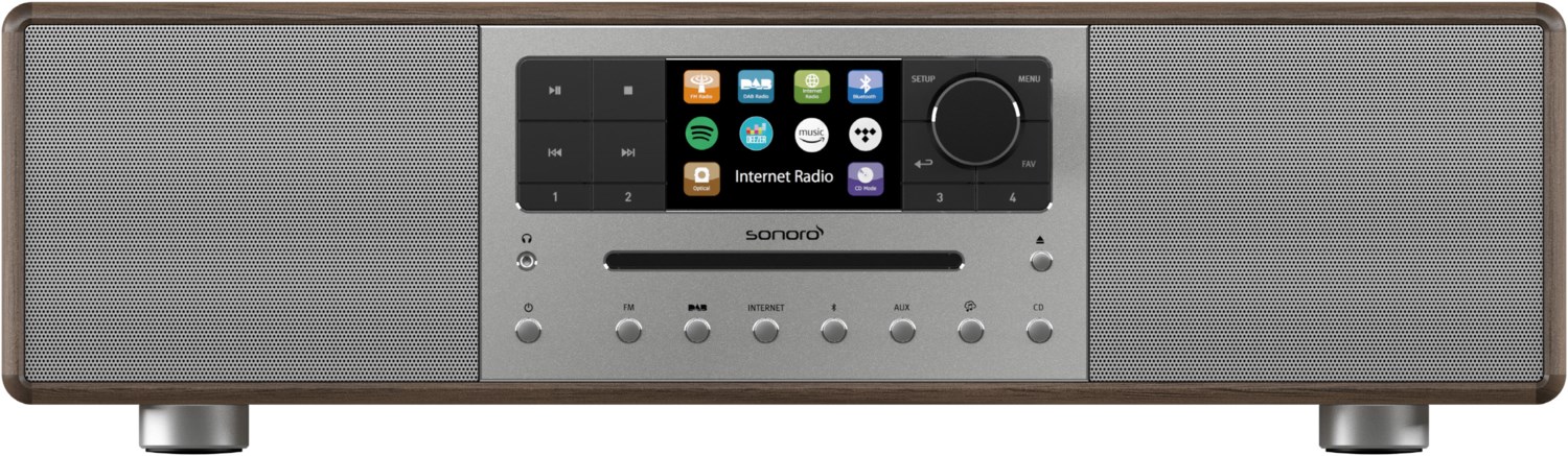 Meisterstück Hifi-System walnuss von Sonoro