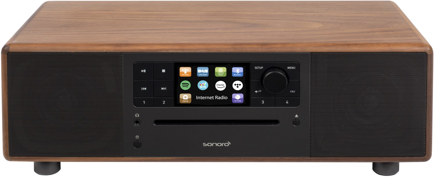 Prestige Hifi-System walnuss/anthrazit Prestige Hifi-System walnuss/anthrazit von Sonoro