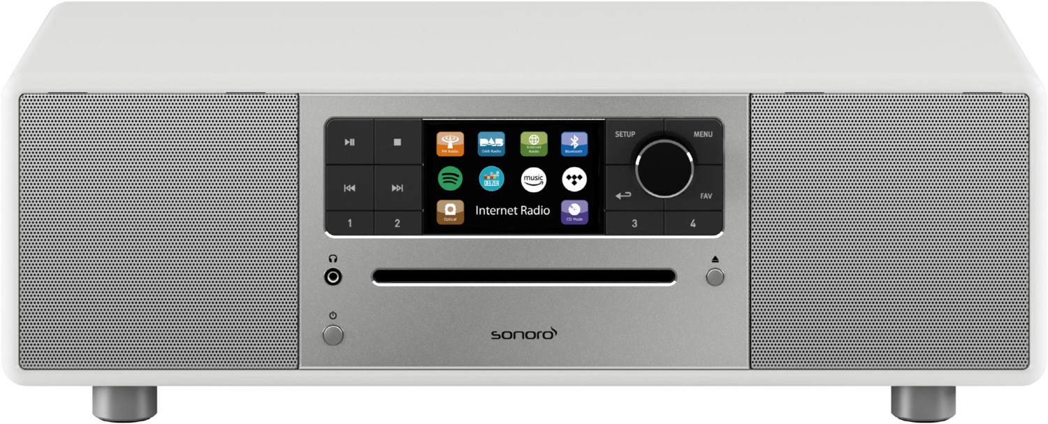 Prestige Hifi-System weiß von Sonoro